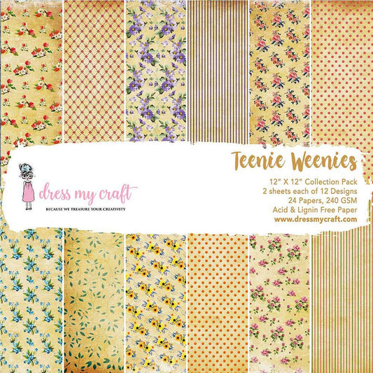 Teenie Weenis - 12*12" Paper Pad