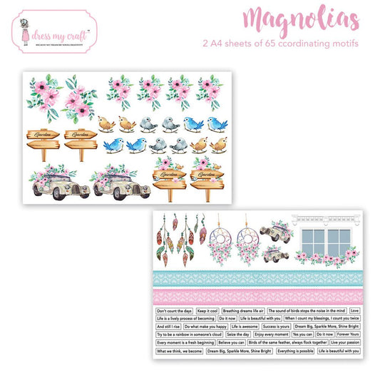 Magnolias Motif Sheets