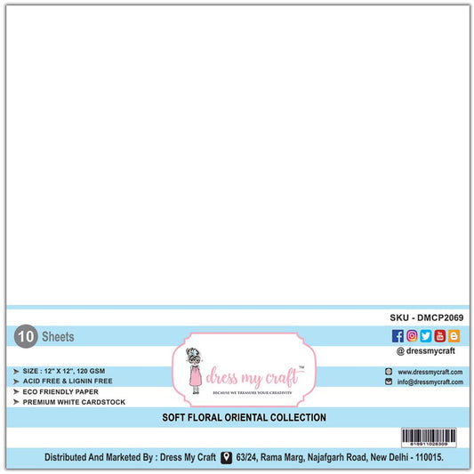 Soft Floral Oriental Collection - 120 GSM