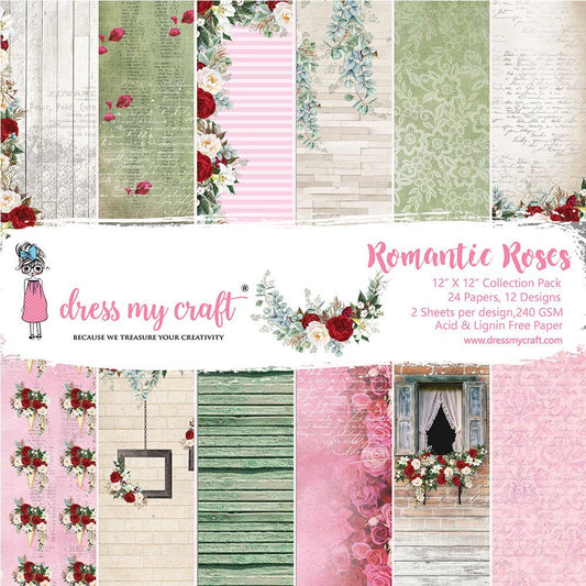 Romantic Roses - 12*12'' Paper Pad
