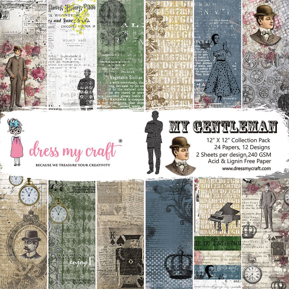 My Gentleman 12*12" Paper Pad
