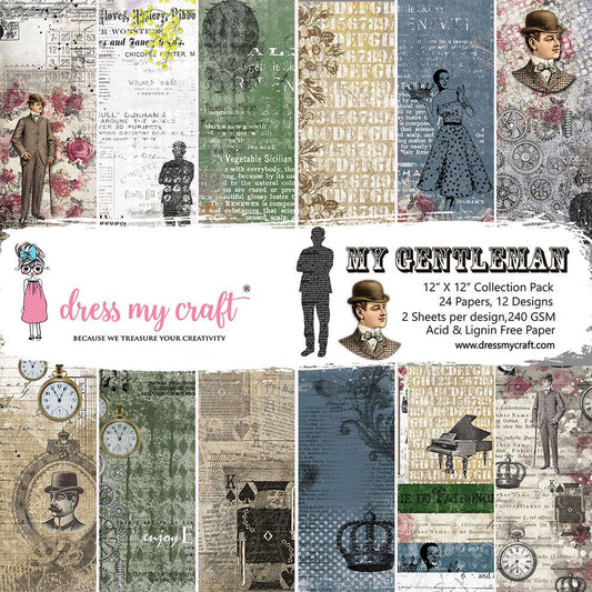 My Gentleman 12*12" Paper Pad