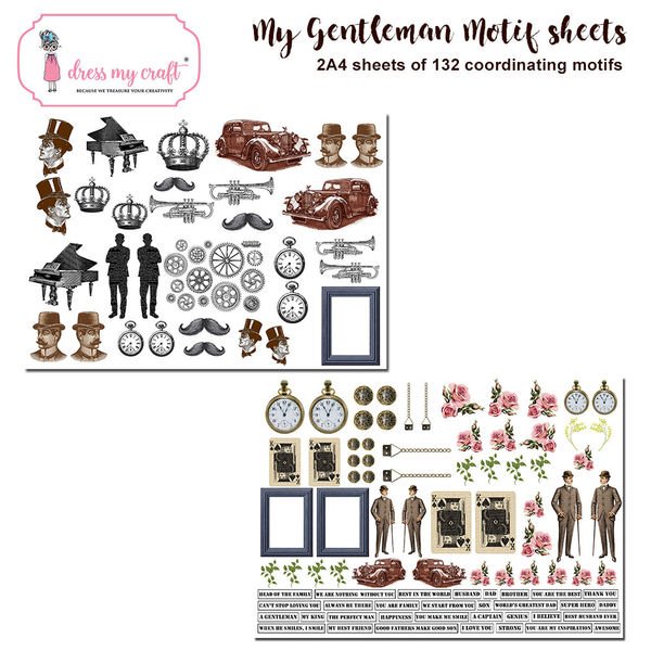 My Gentleman Motif Sheets