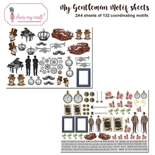 My Gentleman Motif Sheets