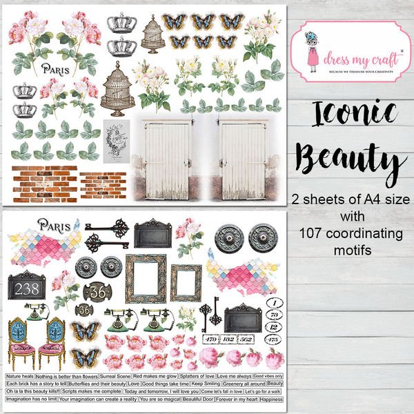 Iconic Beauty Motif Sheets