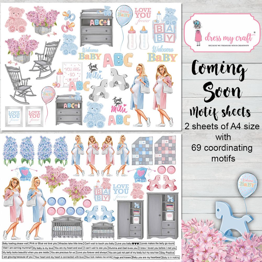 Coming Soon Motif Sheets
