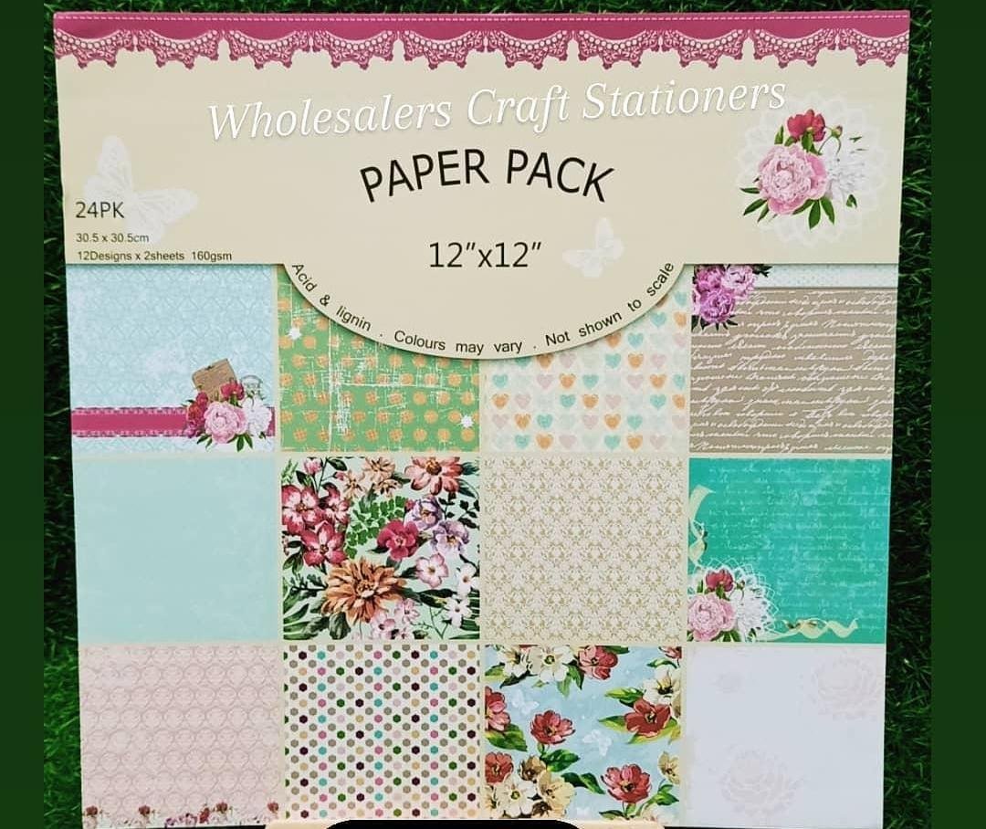 Flower Paper Pack - 12*12" #20