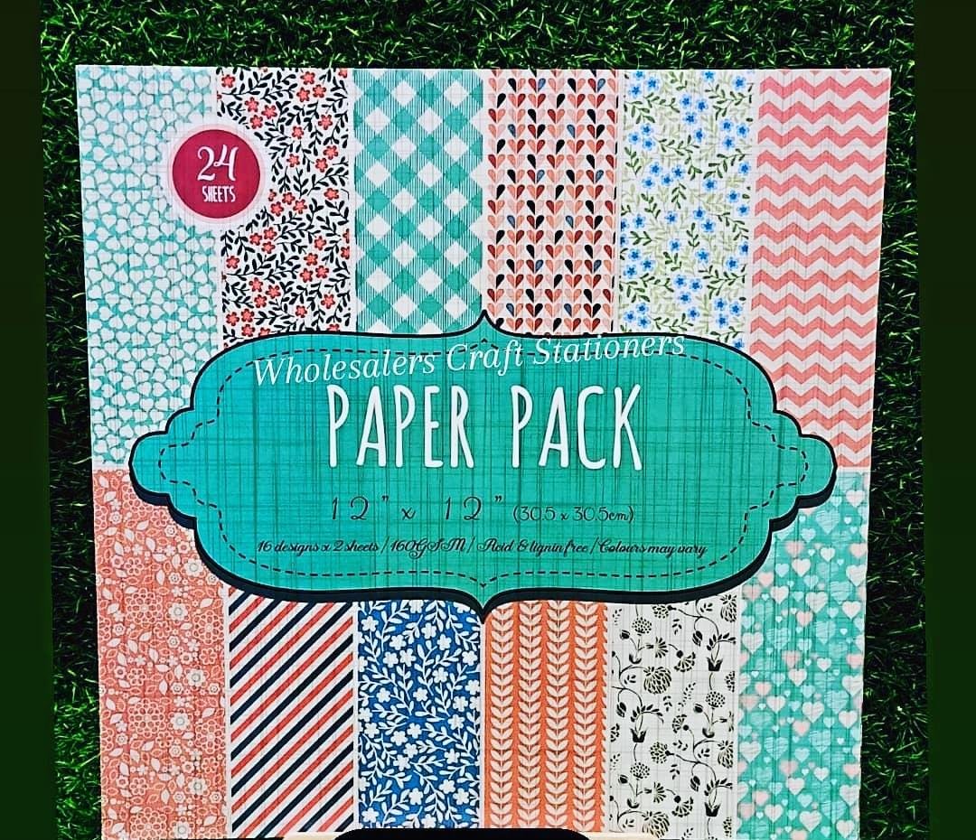 Multi - 12*12" Paper pack#21
