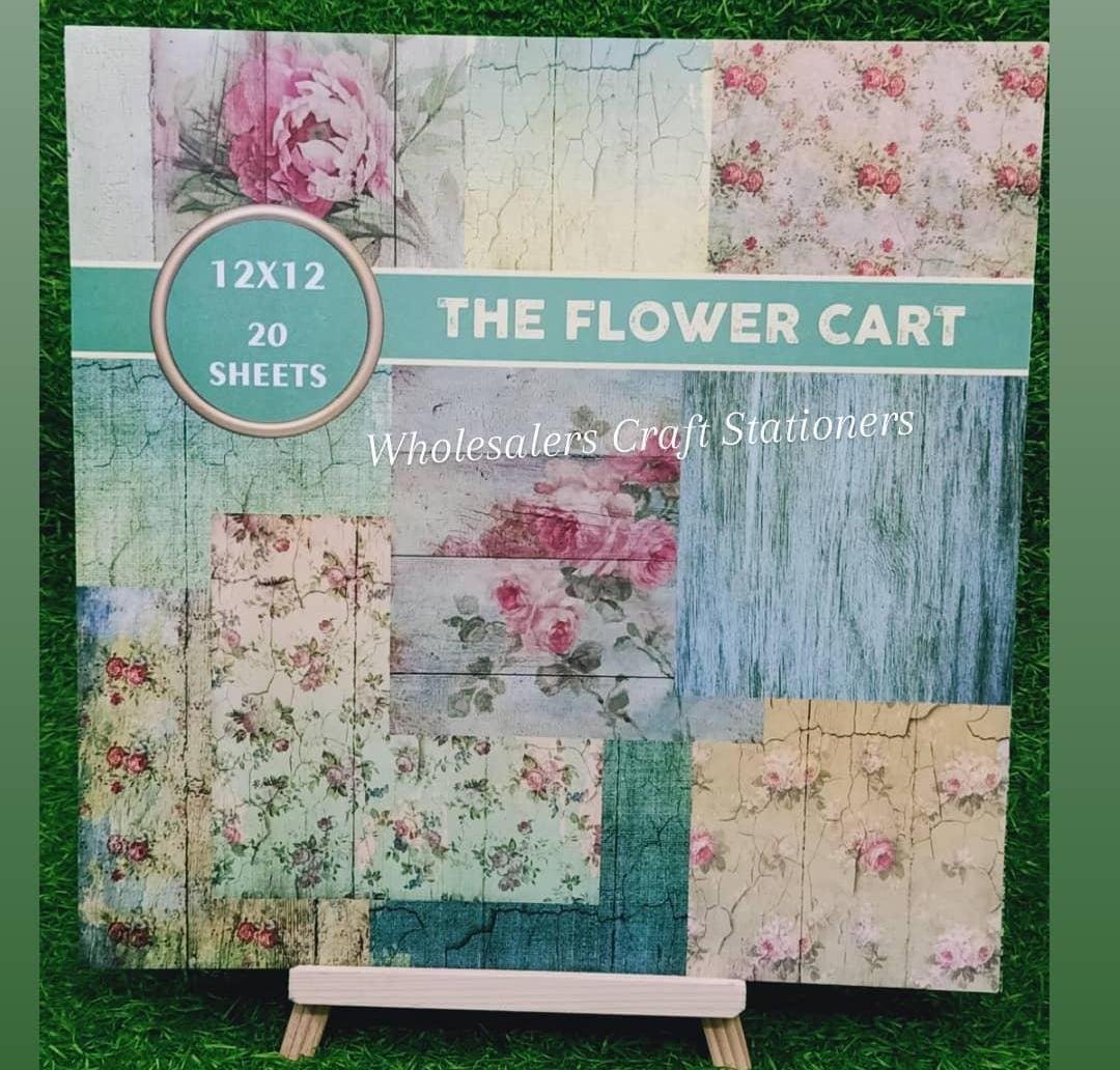 The Flower Cart - 12*12" Paper Pack #26