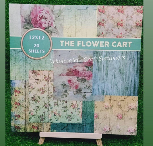The Flower Cart - 12*12" Paper Pack #26