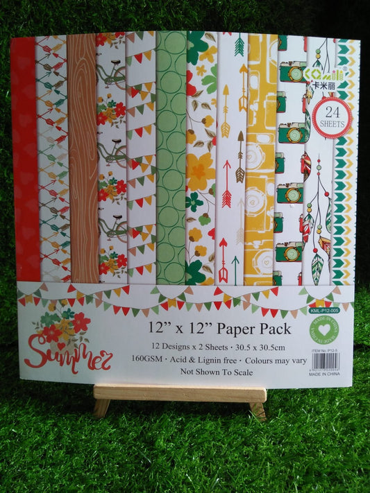 Summer - 12*12" Paper Pack #34
