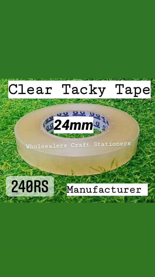 Clear Tacky Tape - 24mm
