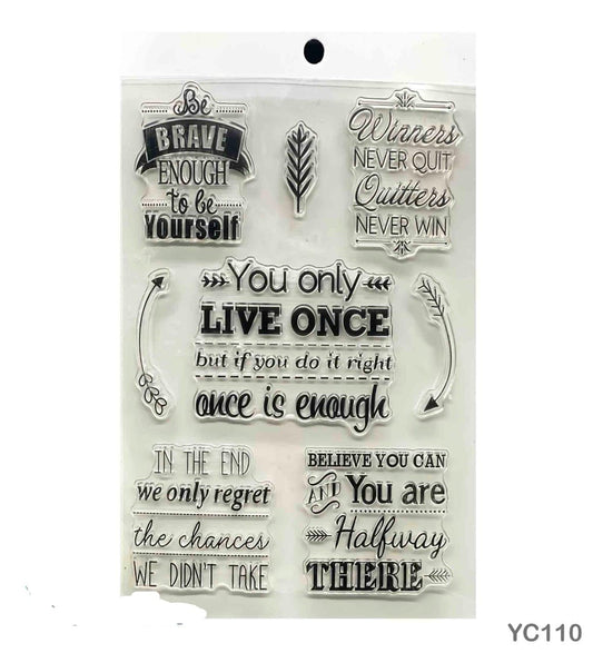 Clear Stamps YC110