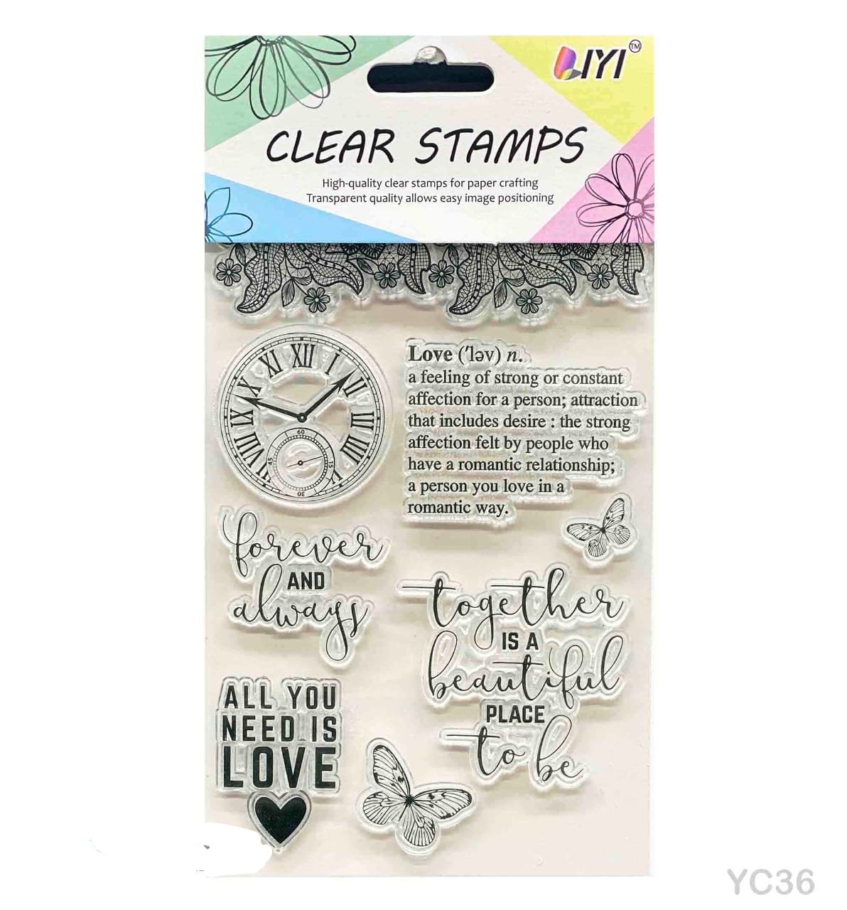 Clear Stamps YC36