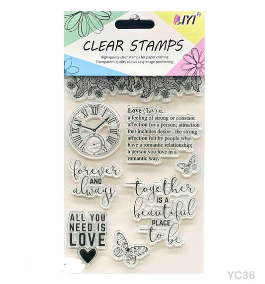 Clear Stamps YC36