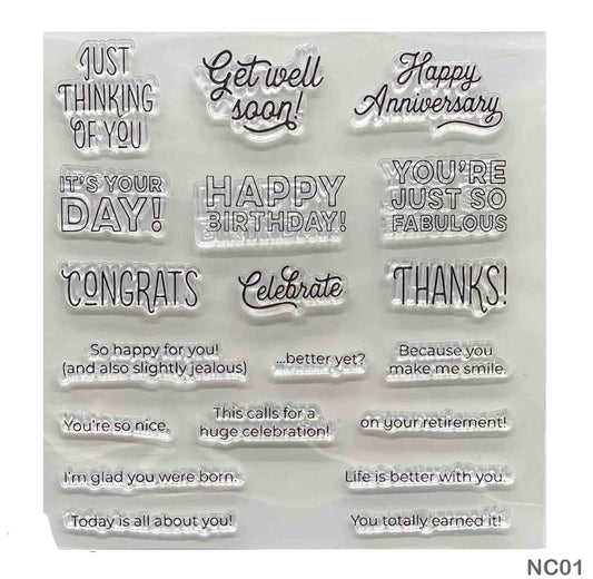 Clear Stamps NC01