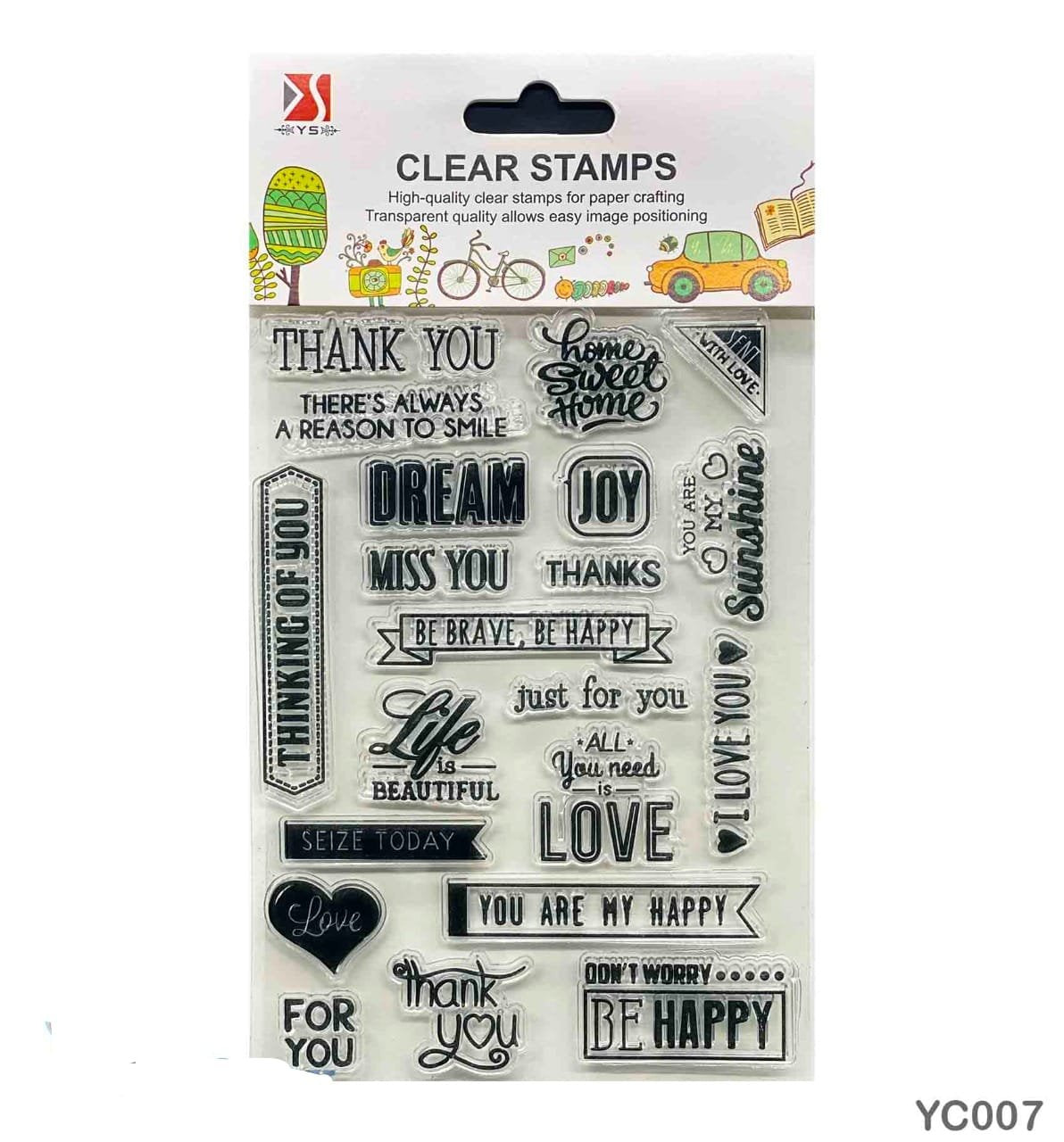 Clear Stamps YC007