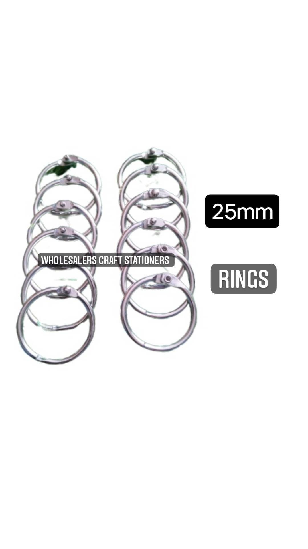 Scrapbook Rings 25mm