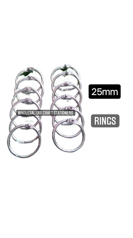 Scrapbook Rings 25mm