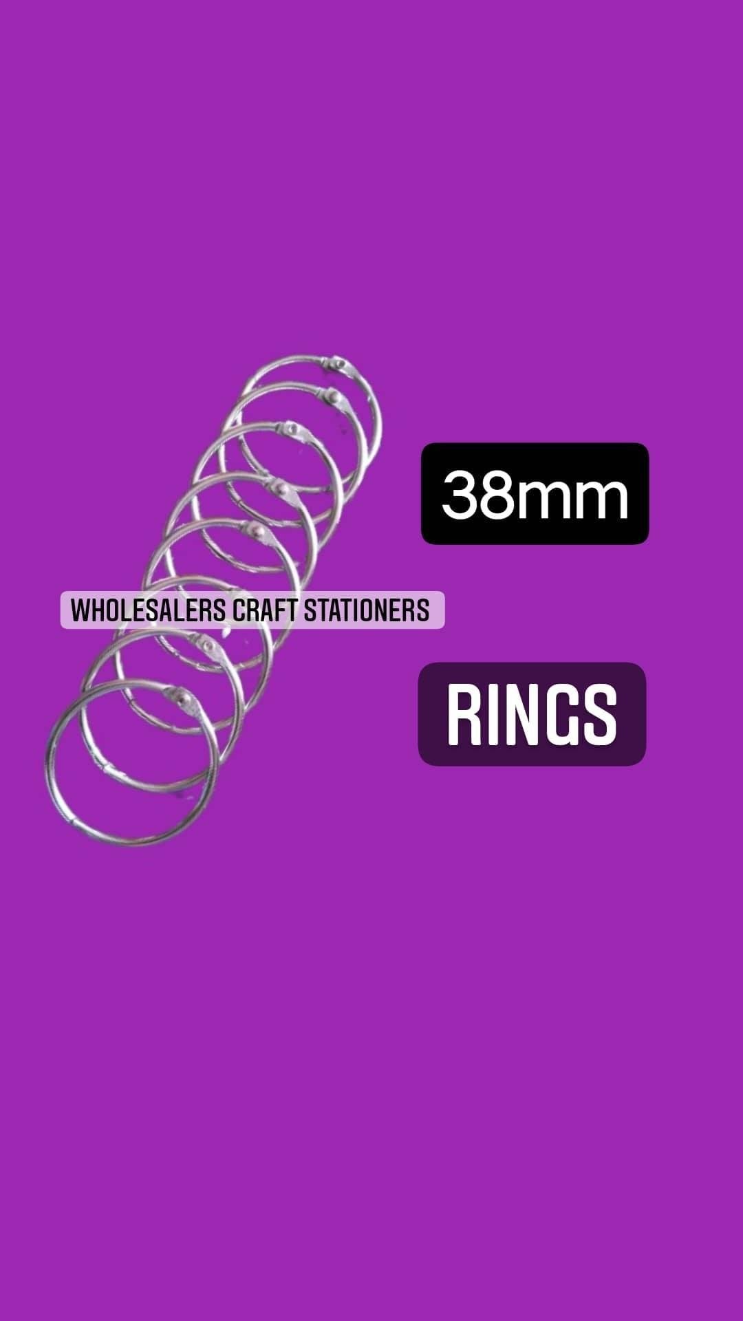 Scrapbook Rings 38mm