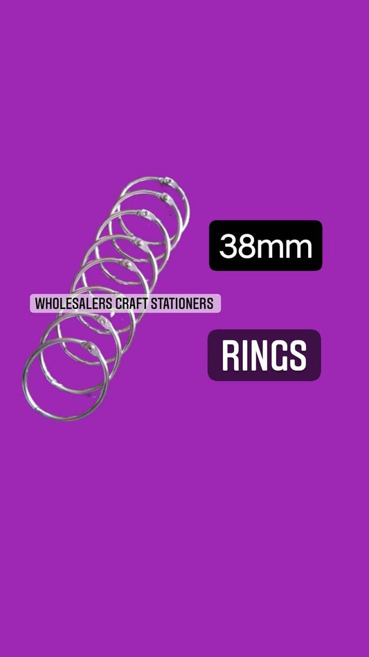 Scrapbook Rings 38mm