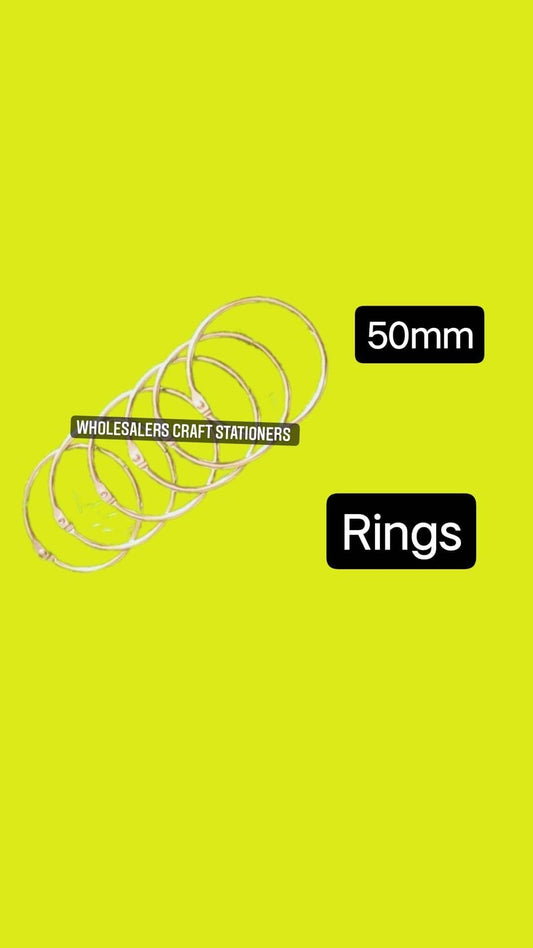 Scrapbook Rings 50mm