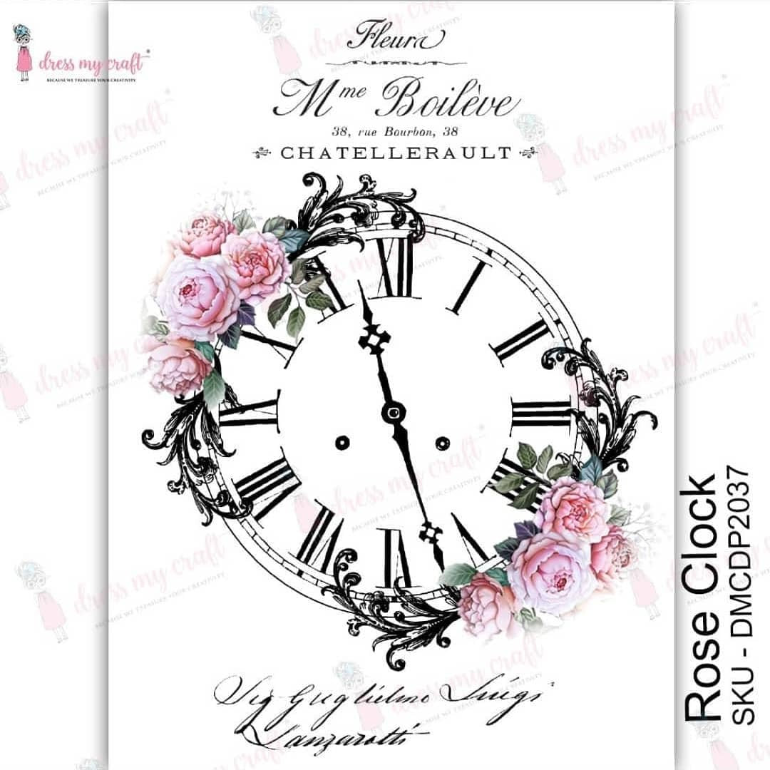 Rose Clock - Transfer Me (DMCDP2037)