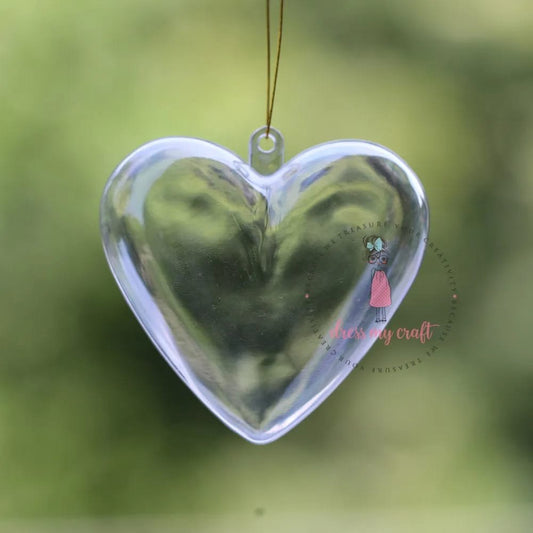 Heart Plastic Ball (DMCFA4496) - 6.5cm