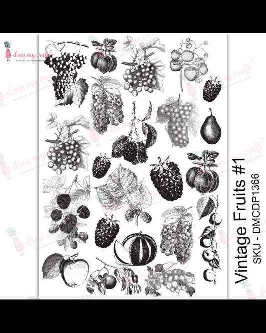 Vintage Fruits #1 - Transfer Me (DMCDP1366)