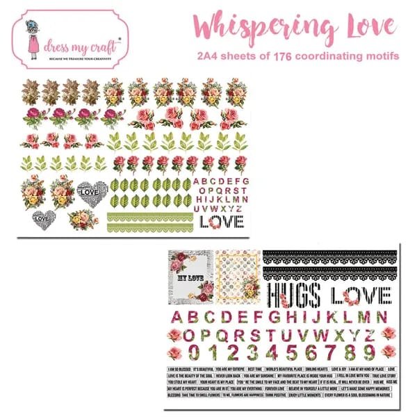 Whispering Love Motif Sheets