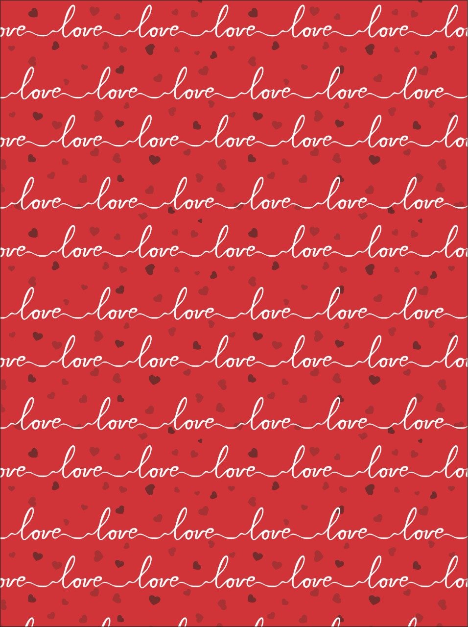 Red Love #2-A4 Designer Sheet