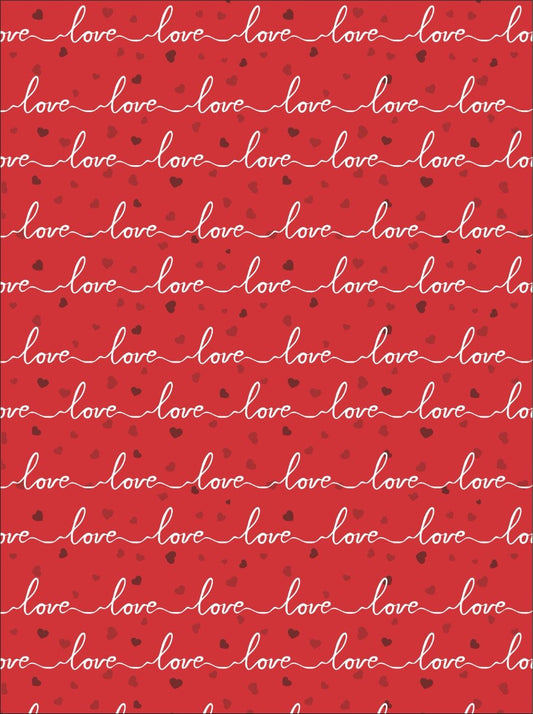Red Love #2-A4 Designer Sheet