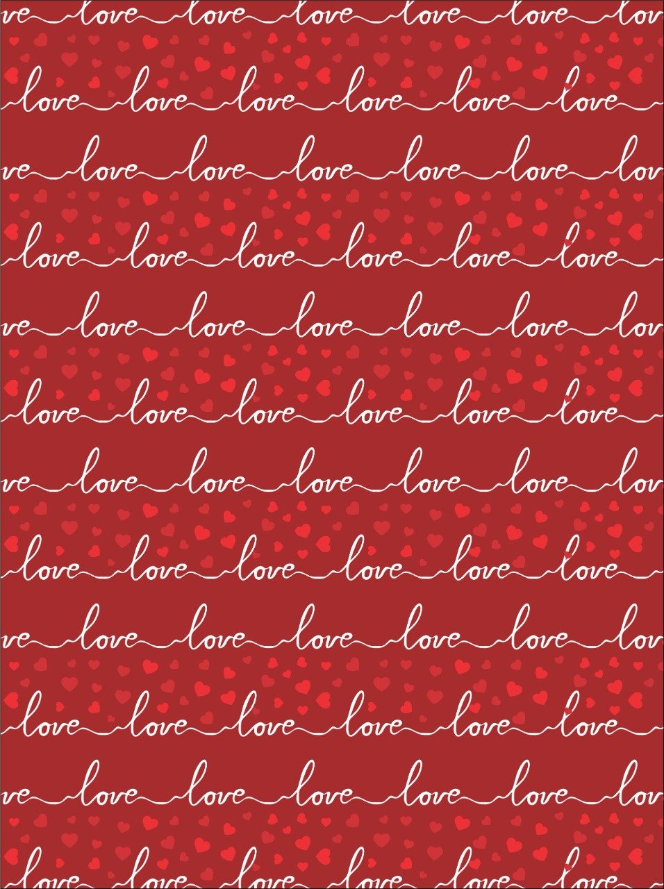 Red Love  #1-A4 Designer Sheet