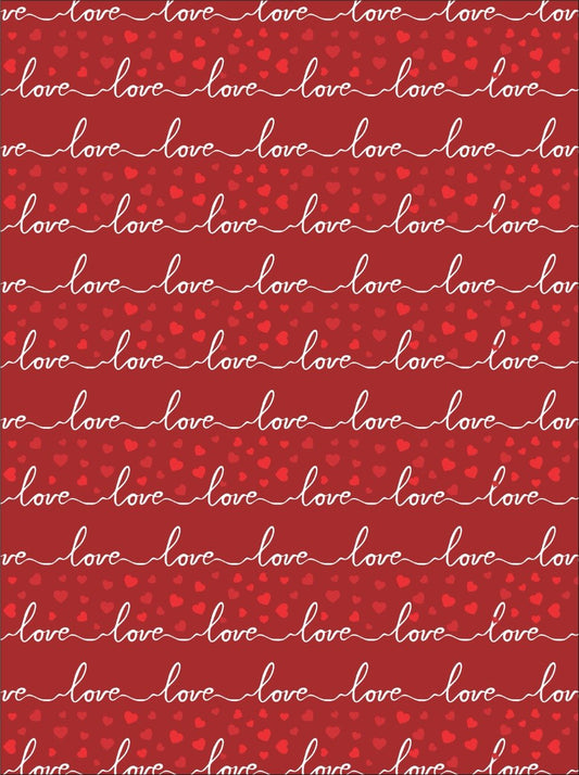 Red Love  #1-A4 Designer Sheet