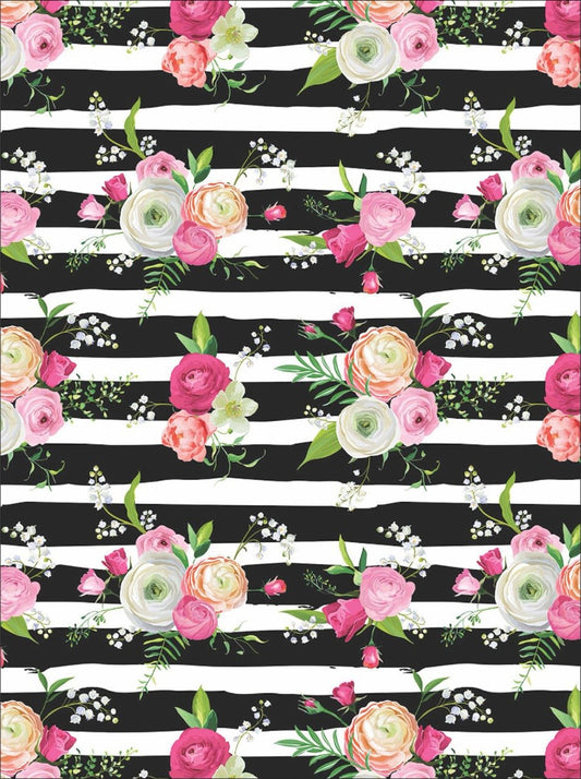 White Flower - A4 Designer Sheet