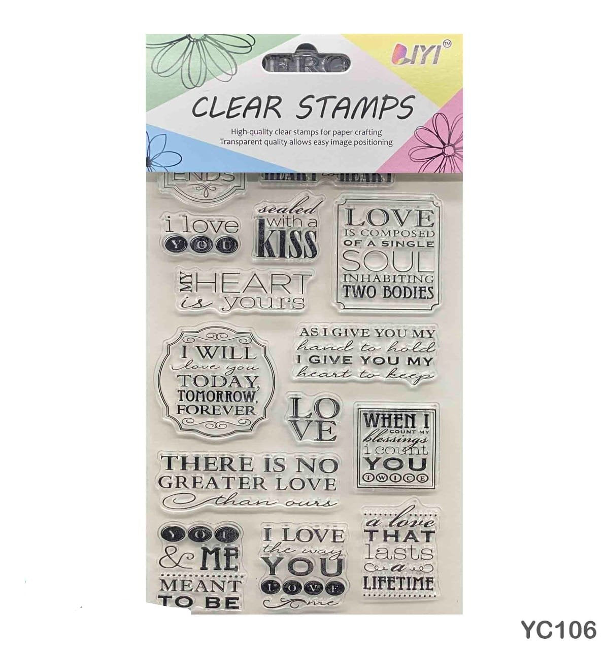 Clear Stamps YC106