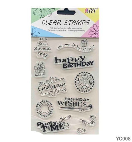 Clear Stamps YC008