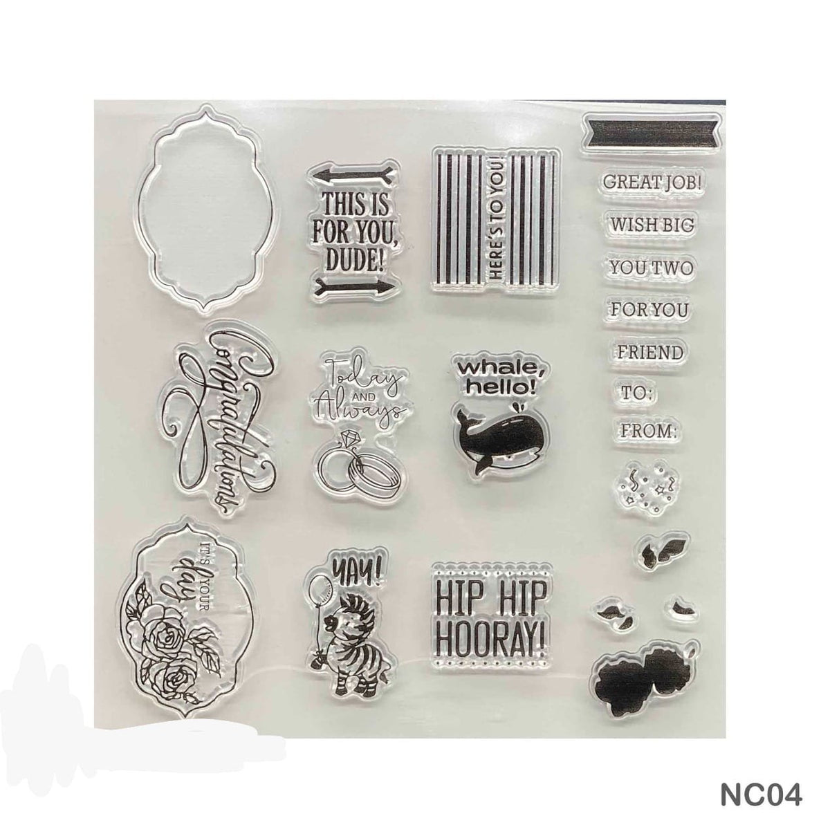 Clear Stamps NC04