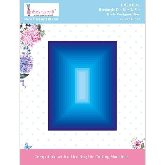Rectangle Die Family Set-Basic Designer Dies