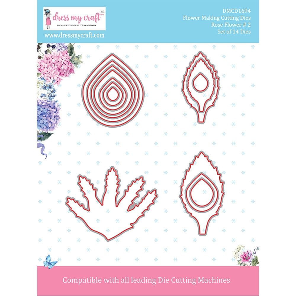 Rose Flower #2-Flower Making Cutting Dies