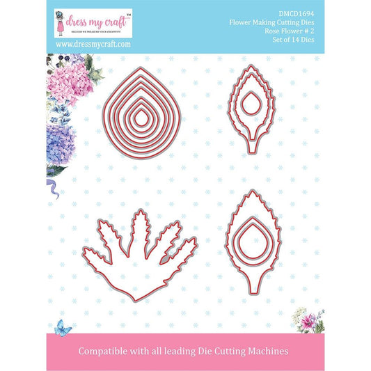 Rose Flower #2-Flower Making Cutting Dies