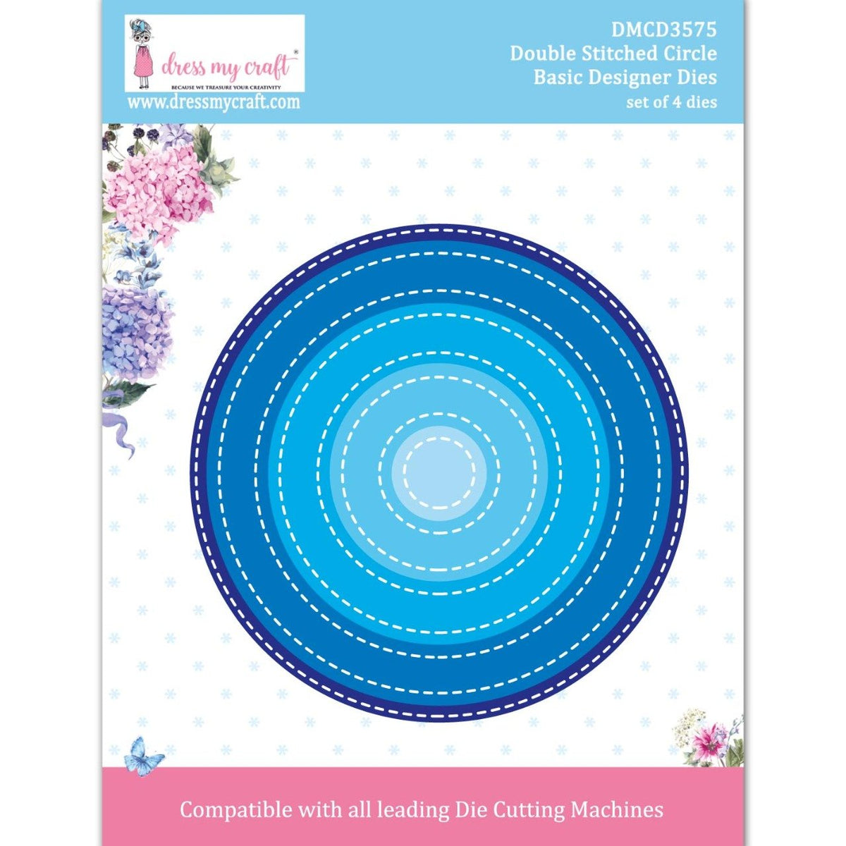 Double Stitched Circle-Basic Designer Dies