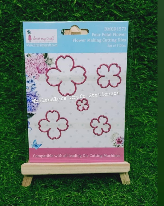Four Petal Flower - Flower Making Cutting Dies