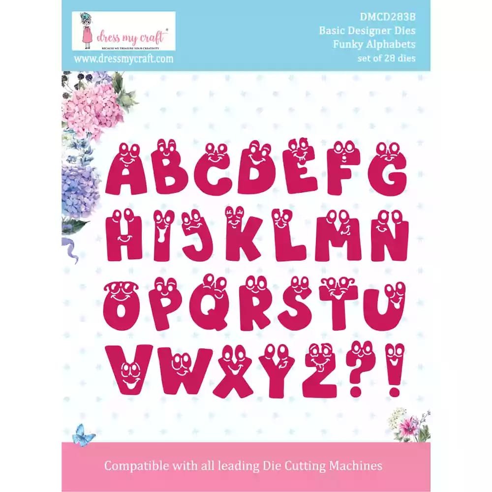 Funky Alphabets-Basic Designer Dies