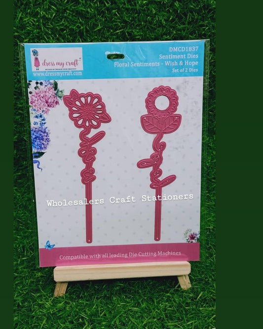 Floral Sentiments - Wish & Hope - Sentiment Dies