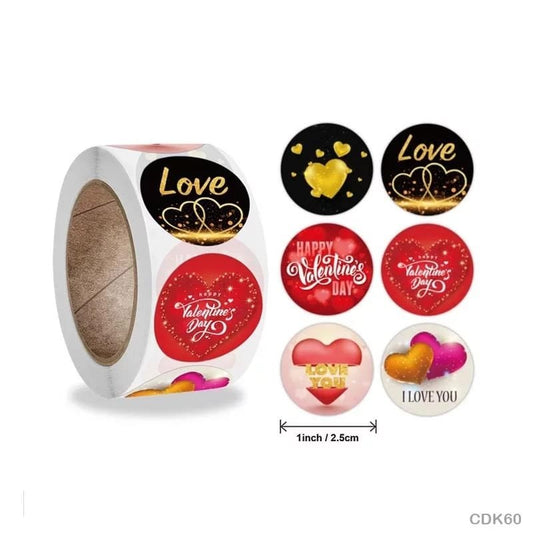 Love Sticker - 500 Pieces each roll - CDK60