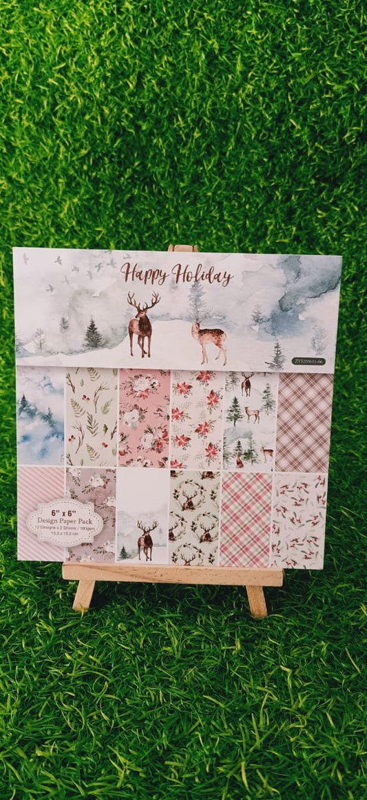 Happy Holiday -6*6 inch - Paperpack