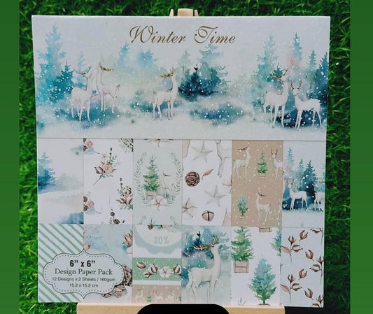 Winter Time -6*6 inch -Paperpack