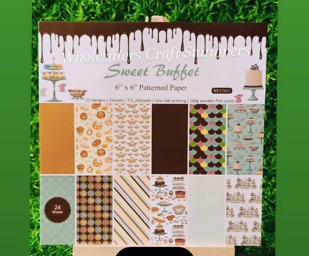 Sweet Buffet - 6*6 inch - Paperpack