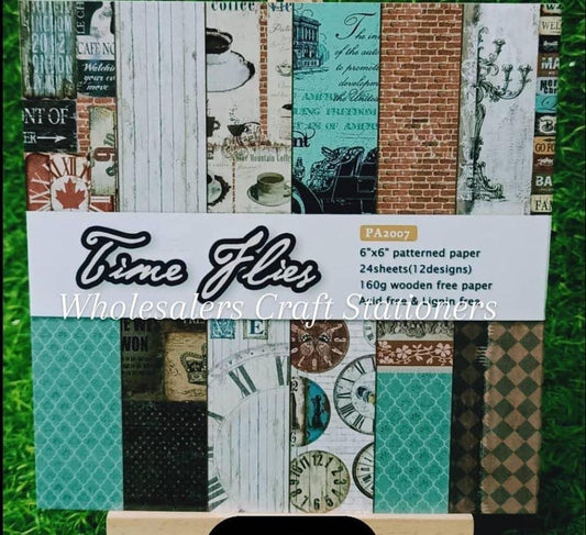 Time Flies - 6*6 inch - PaperPack